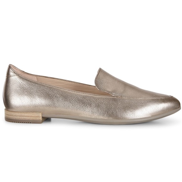 ECCO Shape Pointy Ballerina Womens Metallic Slip On Shoes S - Picture 4 of 14